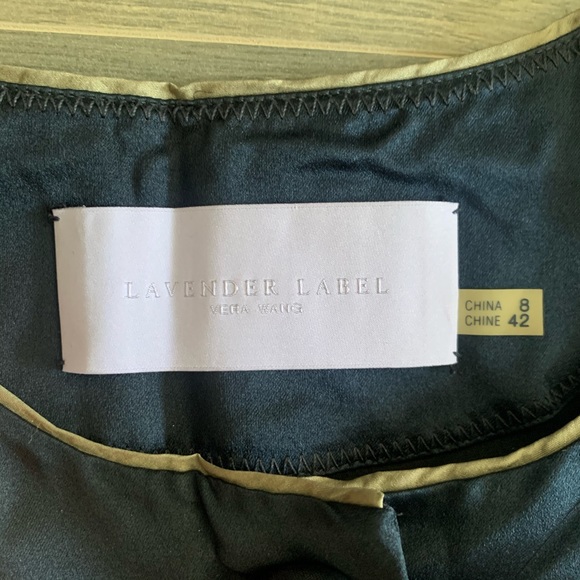 Vera Wang Lavendar Label Navy Silk Jacket (Sz 8) - Picture 3 of 6